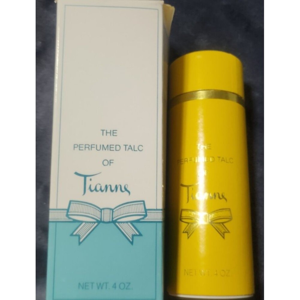 From 1950 and in Box "Nettie Rosenstein" - The Perfumed Talc of Tianne - 4 Oz